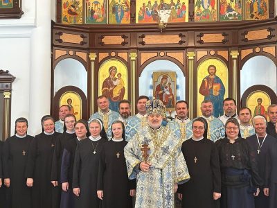 У монастирі сестер Пресвятої Родини у Києві владика Йосиф Мілян очолив храмовий празник