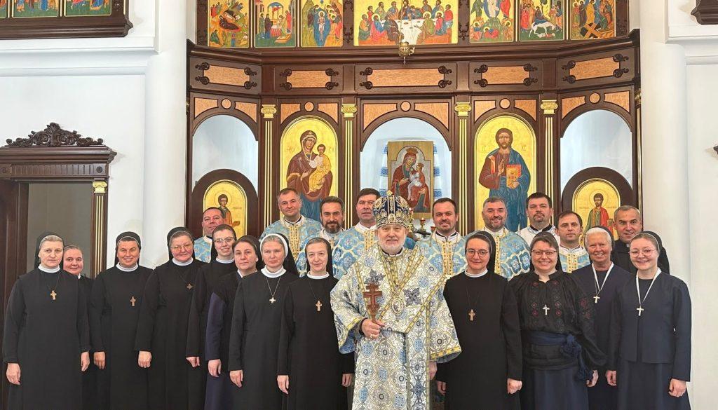 У монастирі сестер Пресвятої Родини у Києві владика Йосиф Мілян очолив храмовий празник